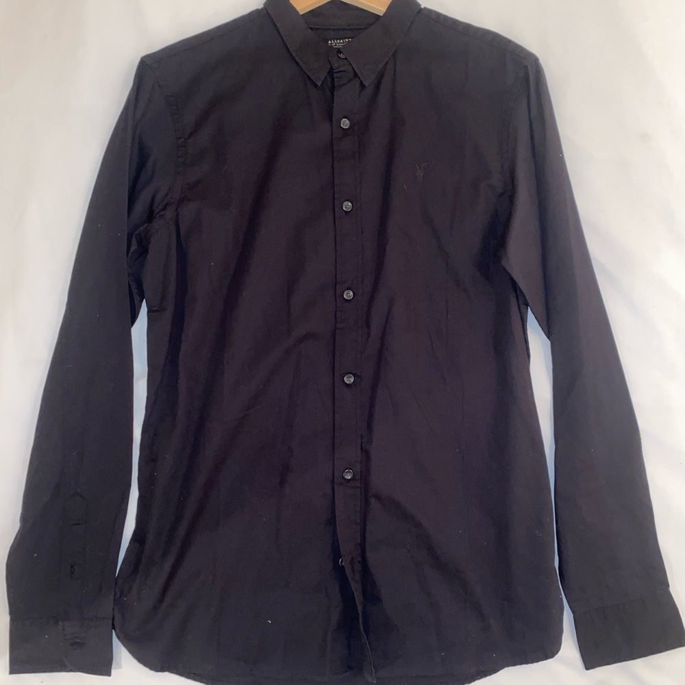 Men’s All Saints slim fit Oxford Shirt.